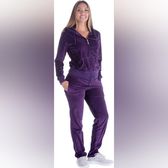 Tracksuit Pants - Purple Tracksuit